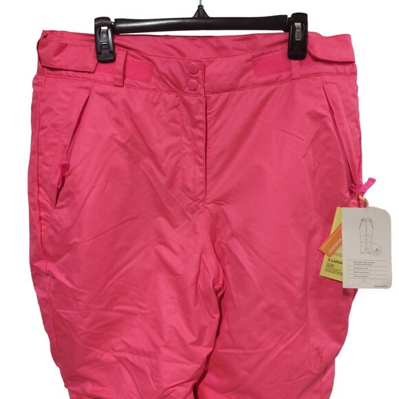 All in Motion Bright Pink Womens XL Snow Pants, NWT - Picture 2 of 6